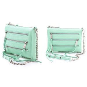 Rebecca Minkoff Mint 5 Zipper Crossbody